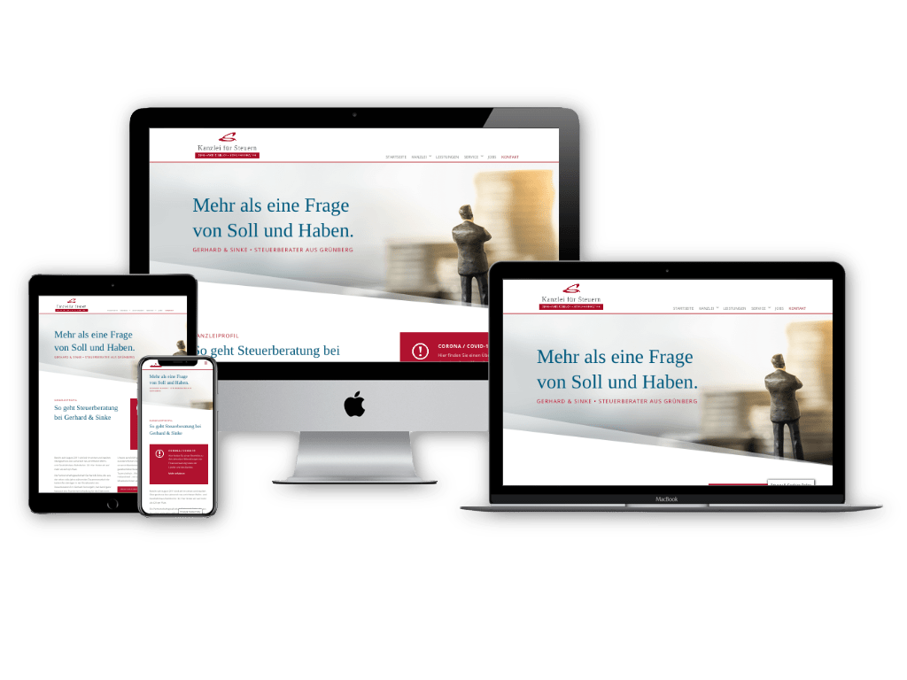 GSP Steuern Webdesign