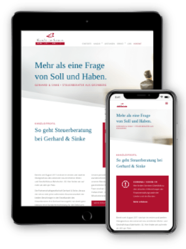 GSP Steuern Webdesign
