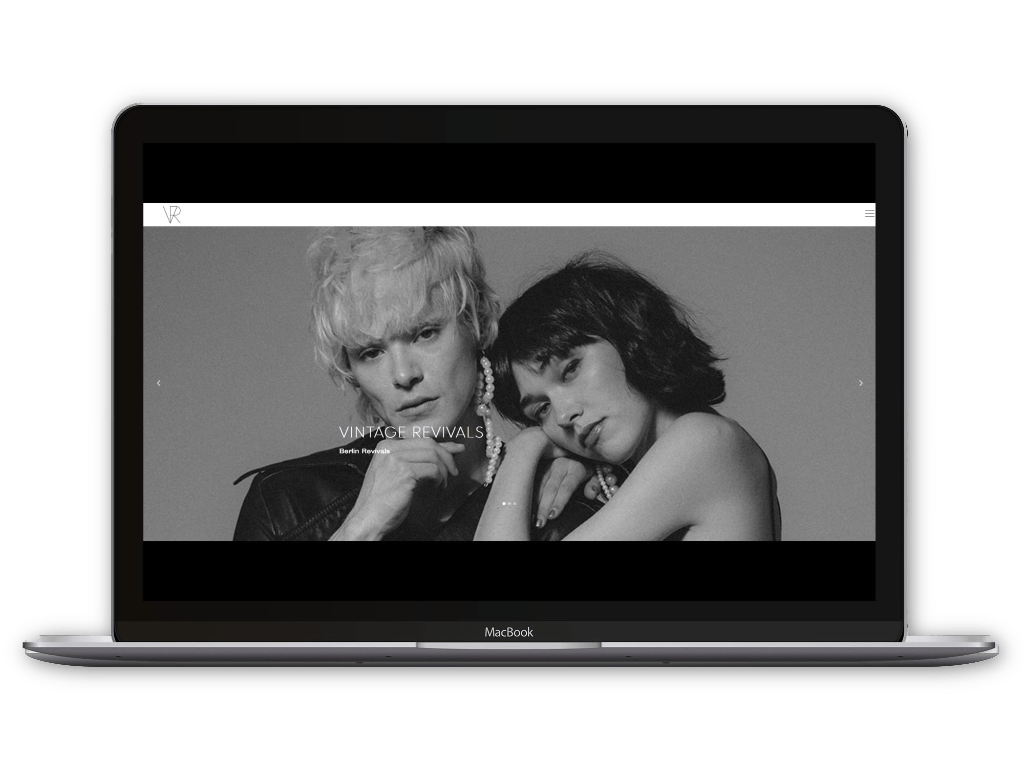 Vintage Revivals Webdesign